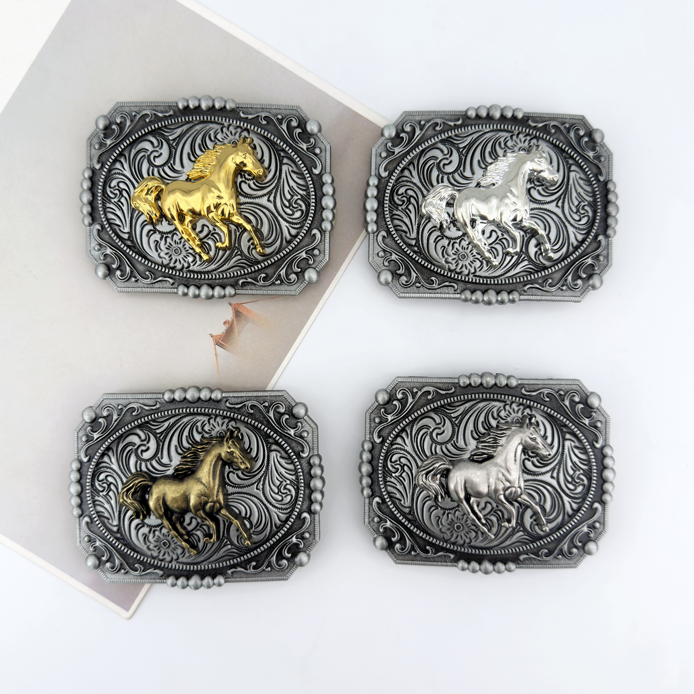 Men Accessories Wholesale - 1PC Western Cowboy Retro Antique Golden