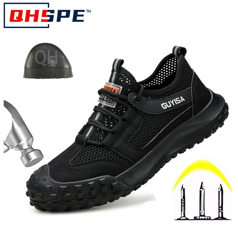Men Accessories Brands - mens fashion breathable steel toe cap