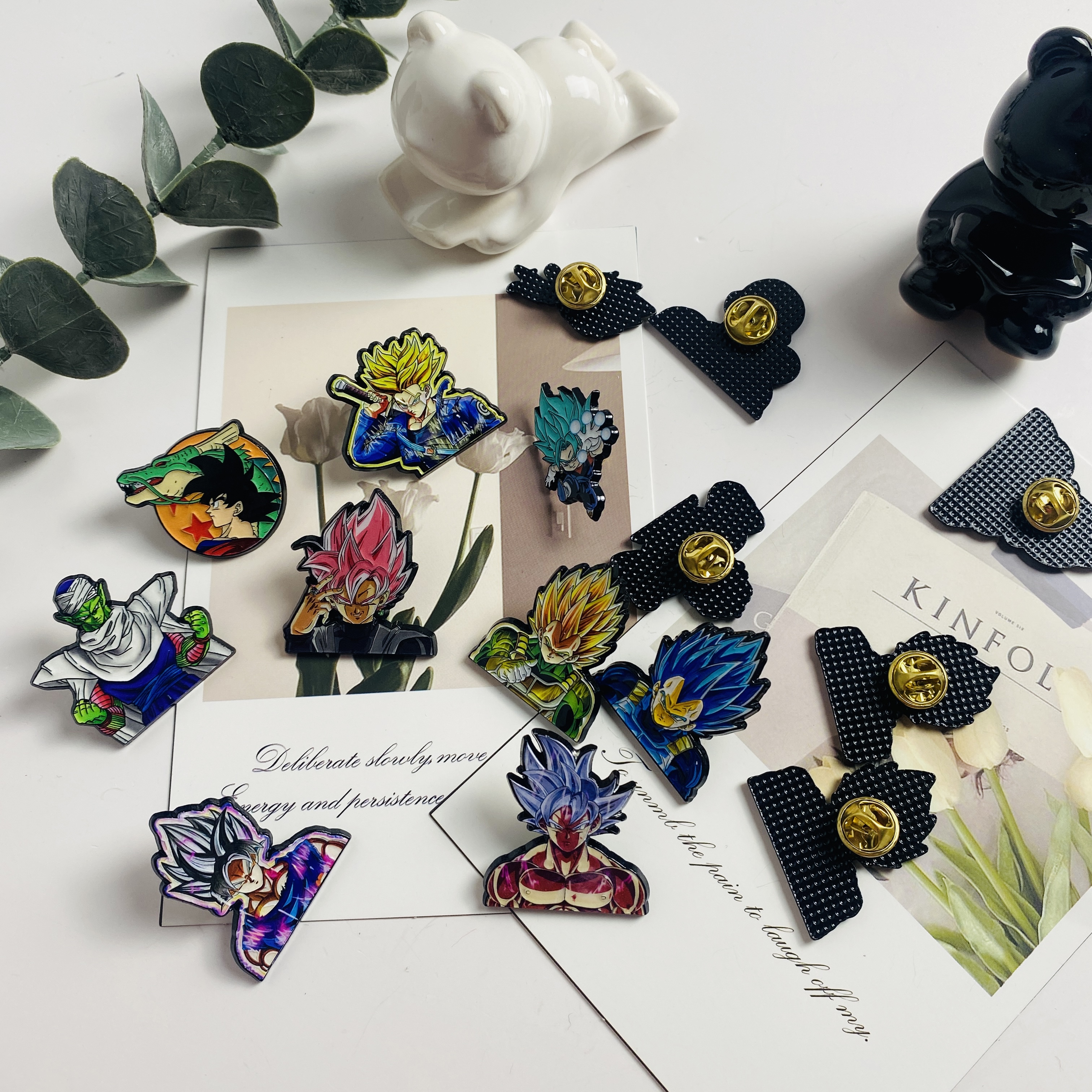 Men Accessories Wholesale - Animal Anime Enamel Pins Cartoon Brooch