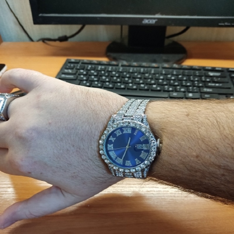 Hip hop Watch Male watch luxur - Men'S Accessories Luxury Brands recensione e prezzo