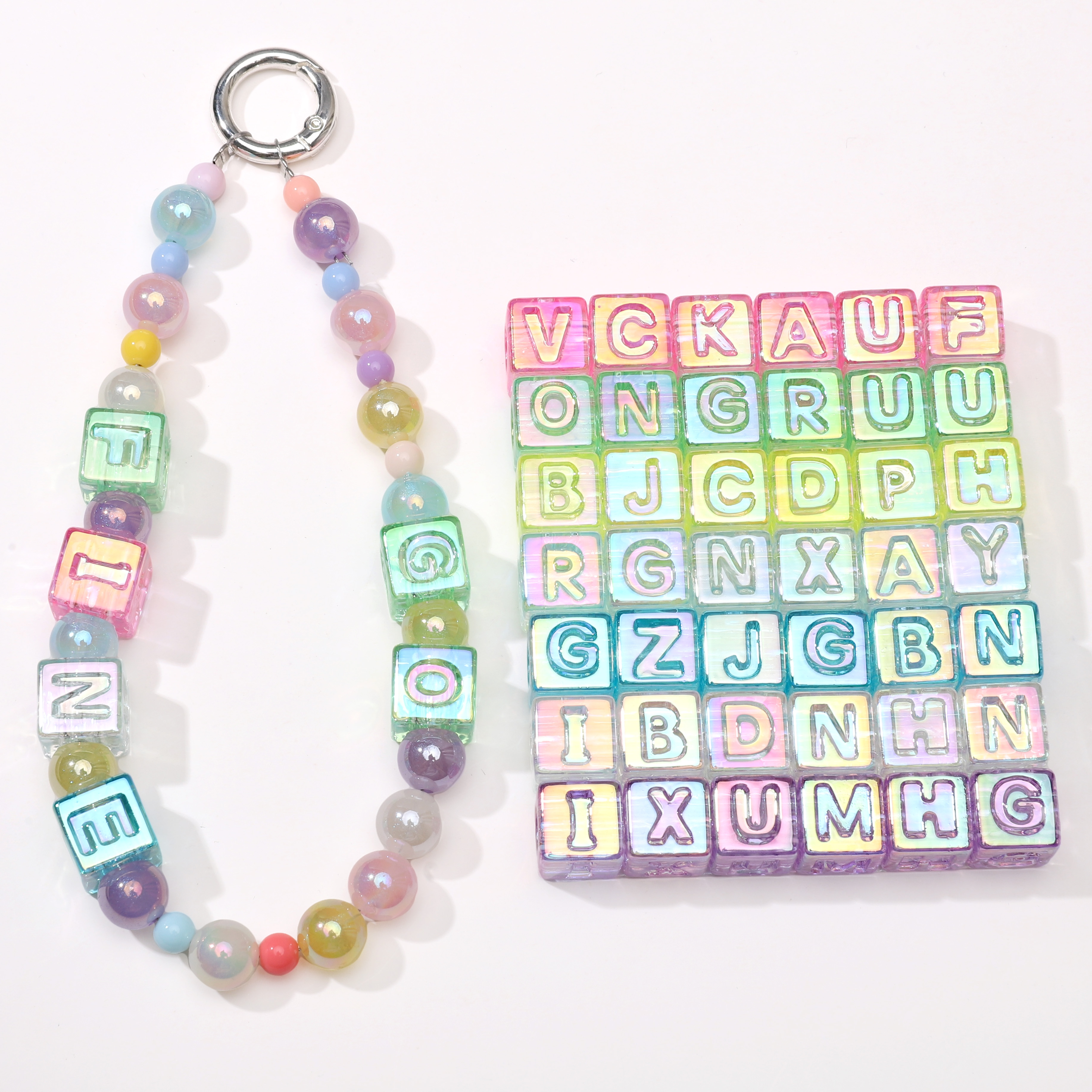 10Pcs beading Colorful Clear L - Men Accessories For Wedding recensione e prezzo