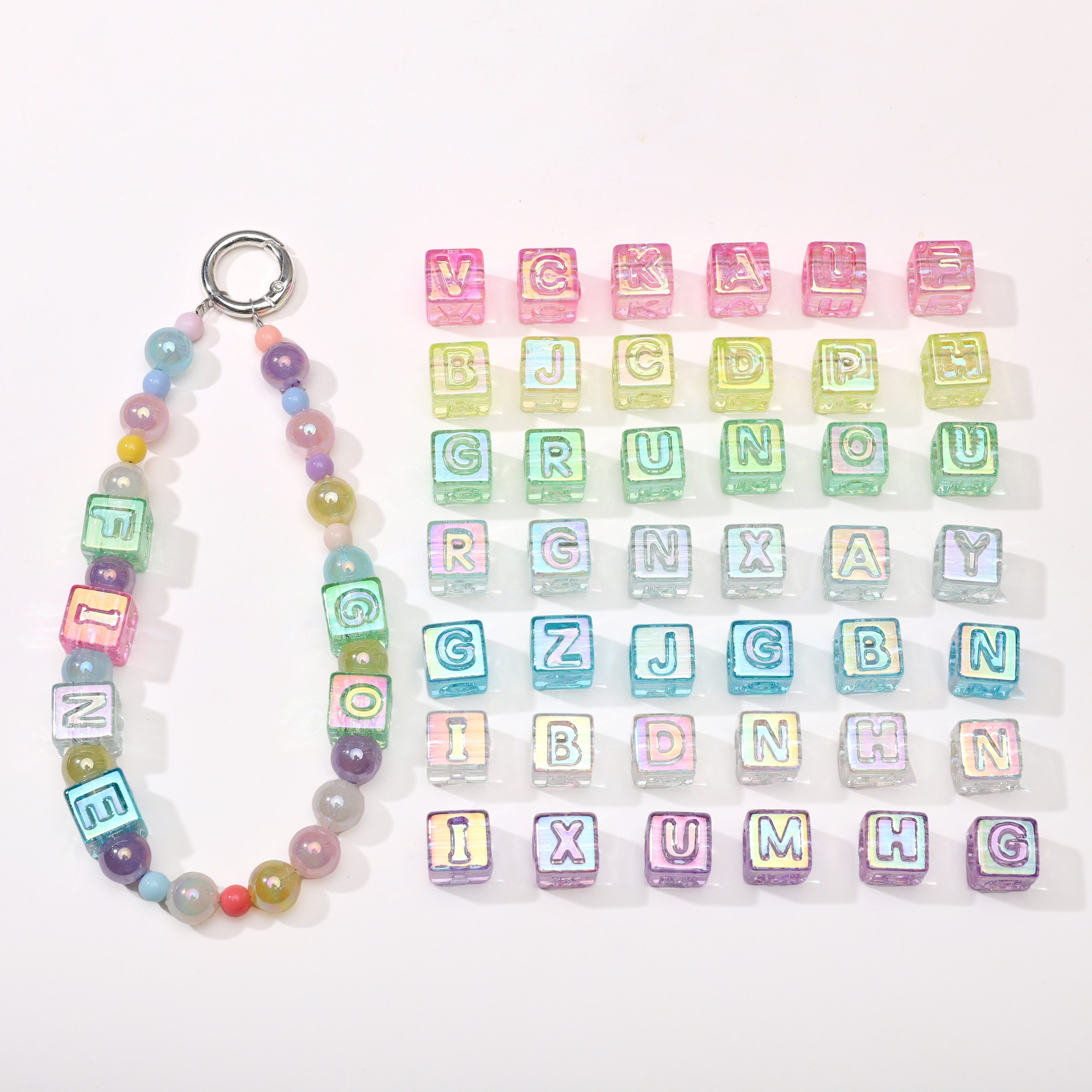 10Pcs beading Colorful Clear L - Men Accessories For Wedding recensione e prezzo