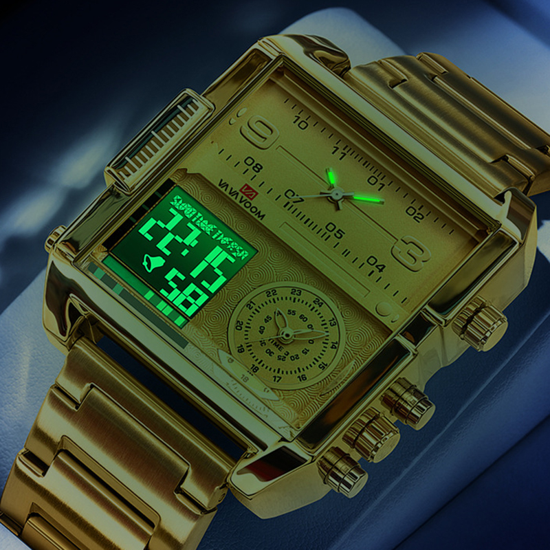 Dual Display Men Sports Watche - Men'S Accessories Luxury Brands recensione e prezzo