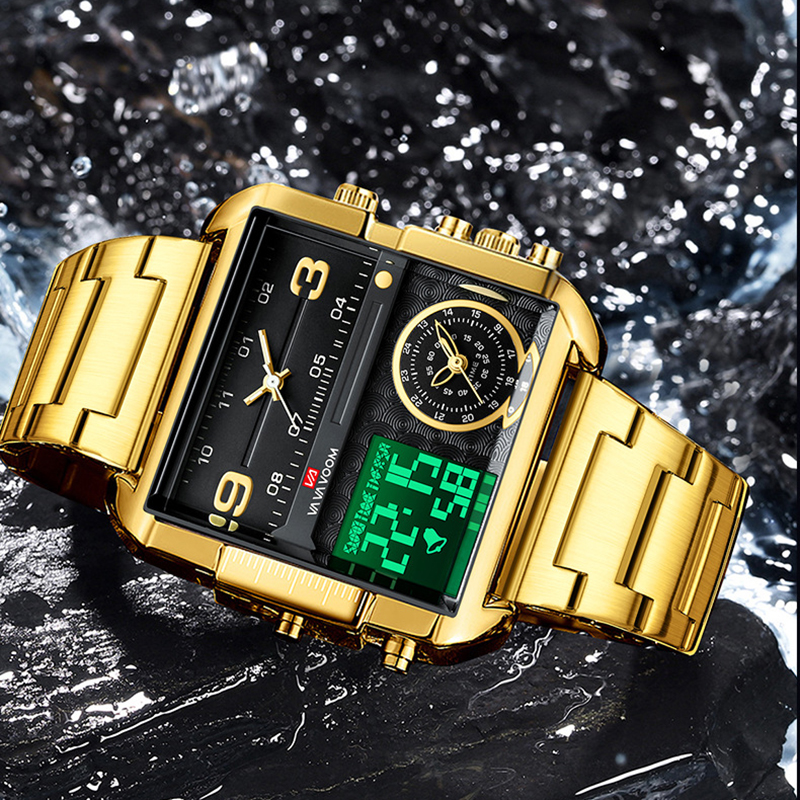 Dual Display Men Sports Watche - Men'S Accessories Luxury Brands recensione e prezzo