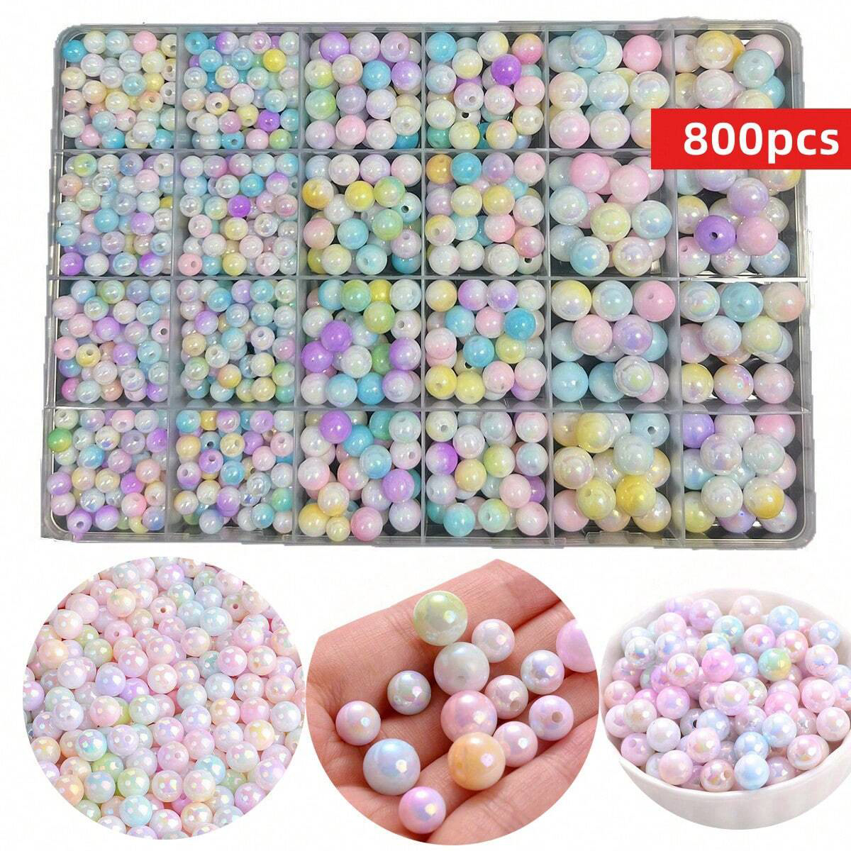 800pcs/24 grid set box 6mm/8mm - Men Accessories For Wedding recensione e prezzo