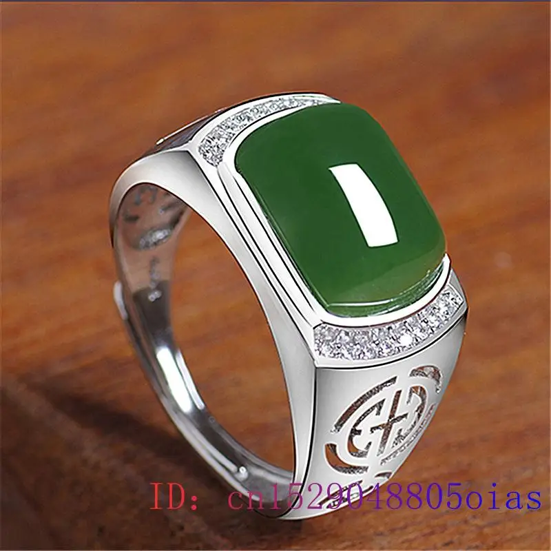 Green Jade Ring Gifts Fashion  - Men Accessories For Wedding recensione e prezzo