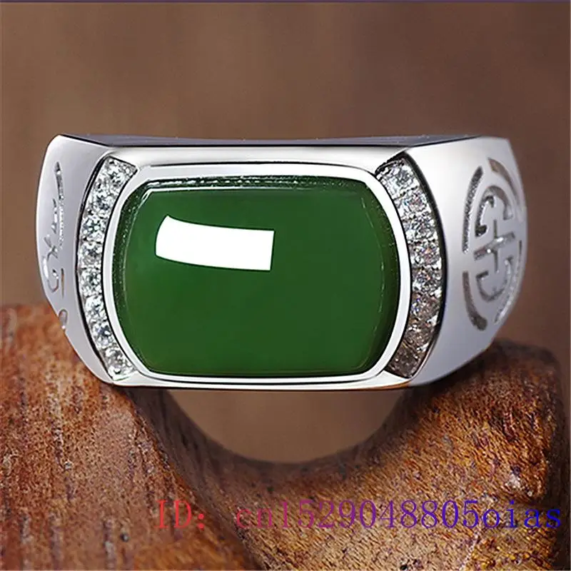 Green Jade Ring Gifts Fashion  - Men Accessories For Wedding recensione e prezzo