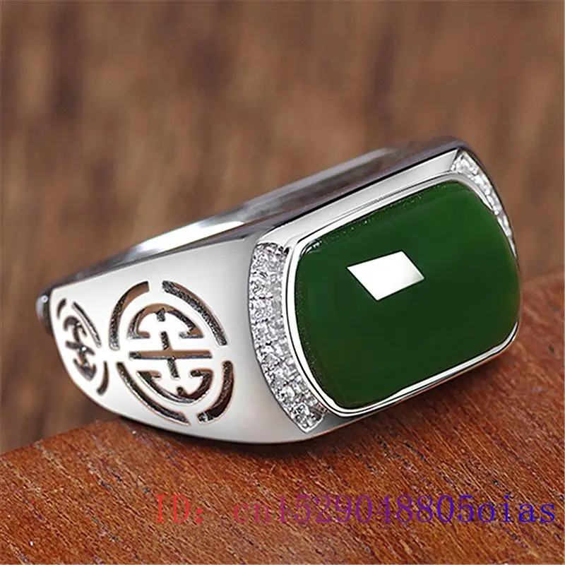 Green Jade Ring Gifts Fashion  - Men Accessories For Wedding recensione e prezzo