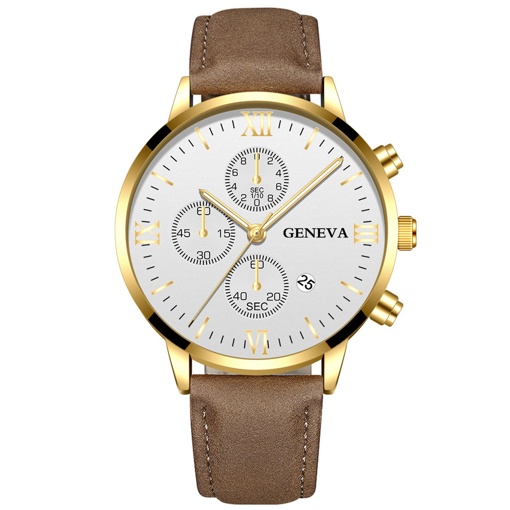 Geneva Fashion  Men Date Alloy - Men'S Accessories Luxury Brands recensione e prezzo