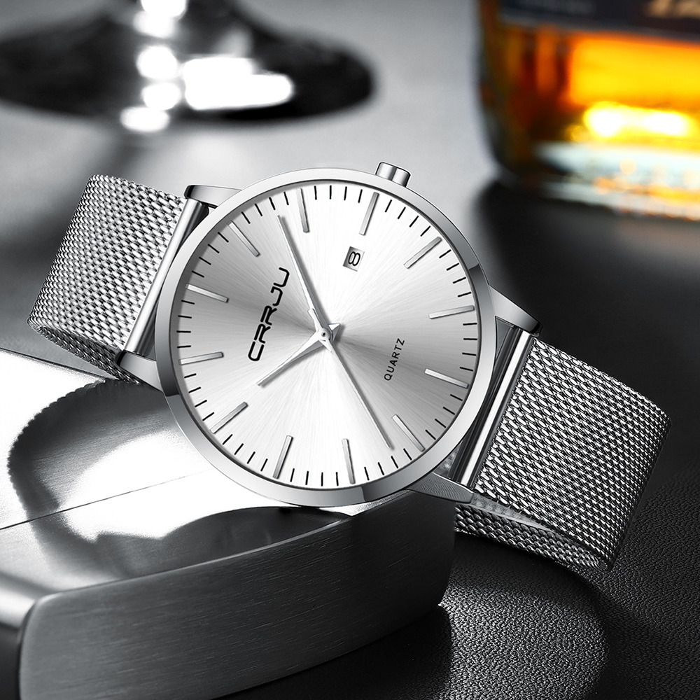 CRRJU New Fashion Mens Watches - Men'S Accessories Luxury Brands recensione e prezzo