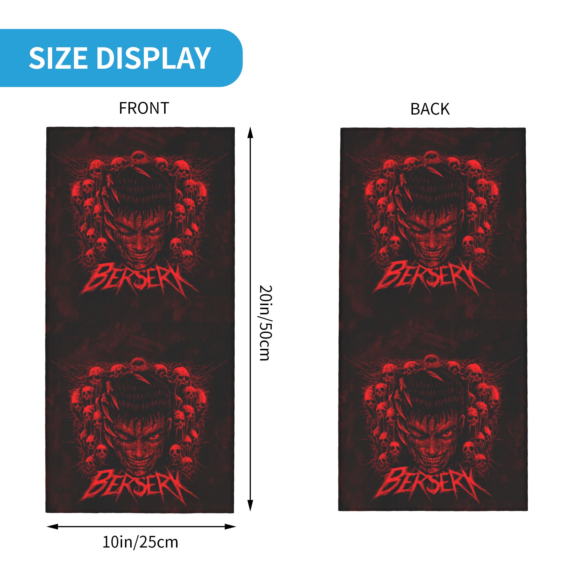 B-Berserks Bandana Neck Gaiter - Men Accessories Brands recensione e prezzo