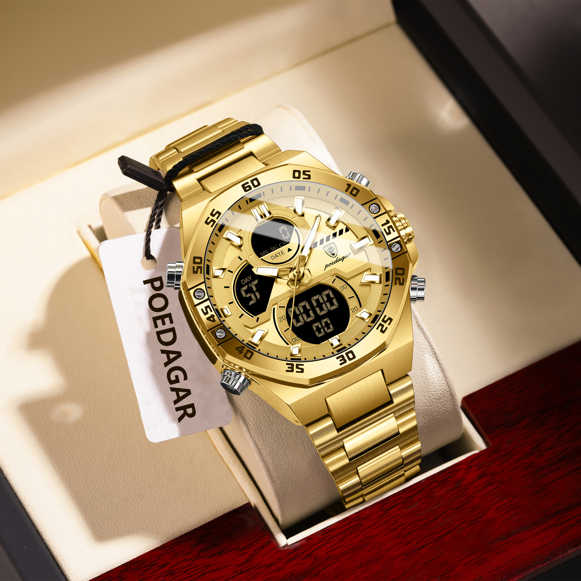 POEDAGAR Sport Men Watch LED W - Men'S Accessories And Jewelry recensione e prezzo