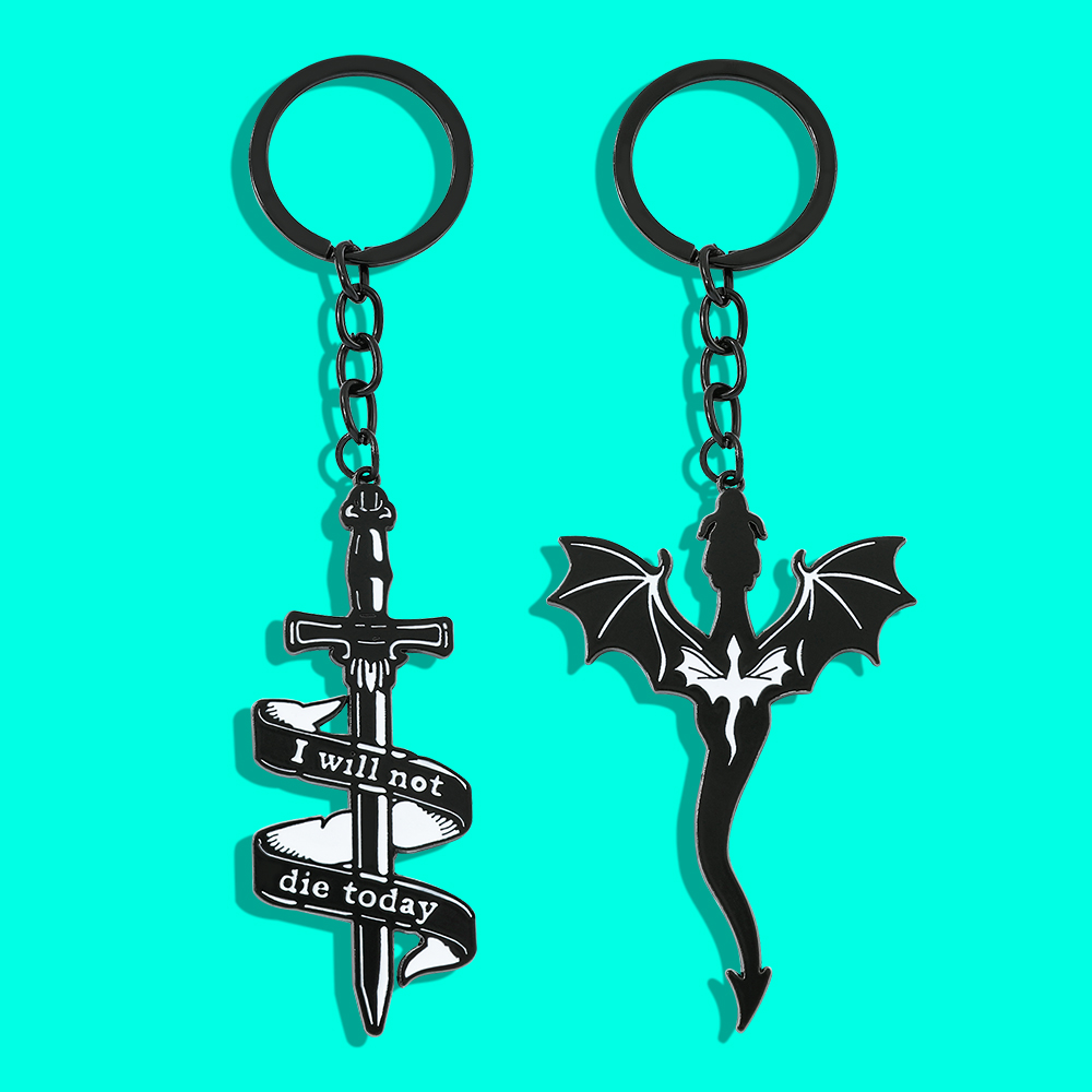 Fourth Wing Black Dragon Keych - Men'S Accessories And Jewelry recensione e prezzo