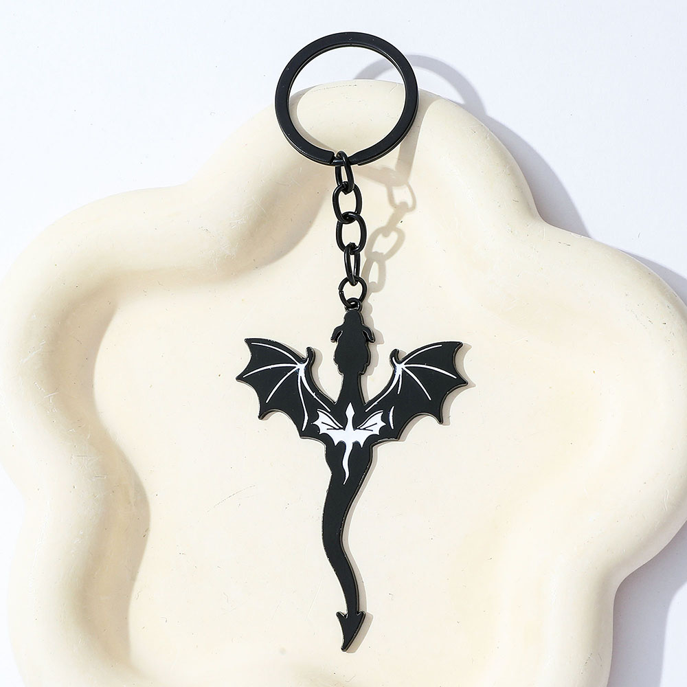 Fourth Wing Black Dragon Keych - Men'S Accessories And Jewelry recensione e prezzo