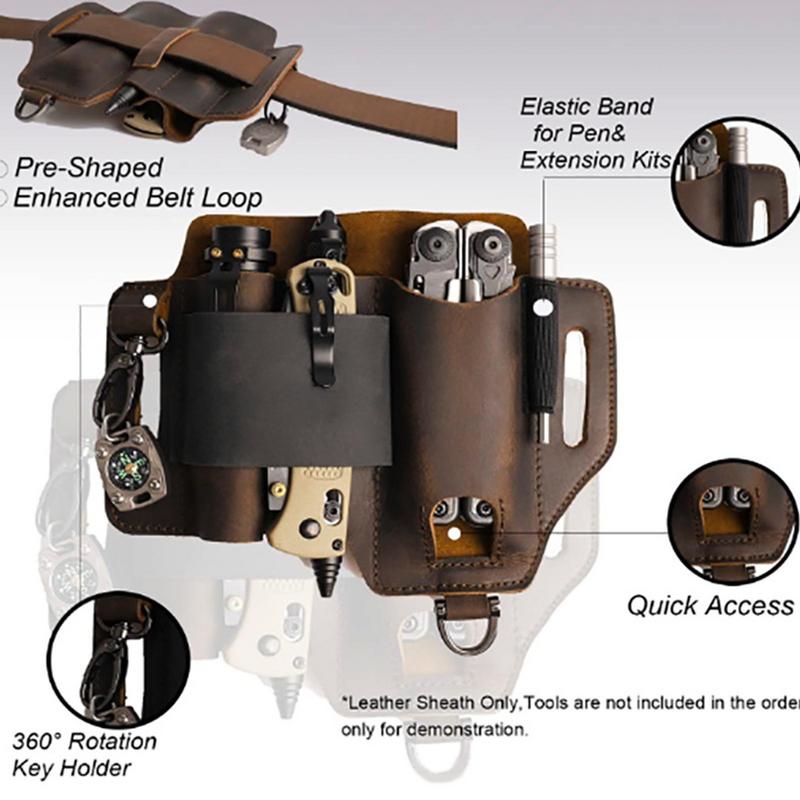 Men Leather EDCs Organizer She - Men Accessories Organiser recensione e prezzo