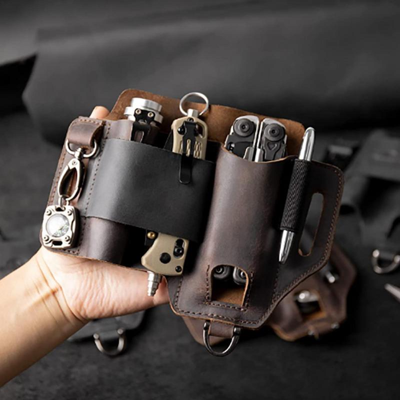 Men Leather EDCs Organizer She - Men Accessories Organiser recensione e prezzo