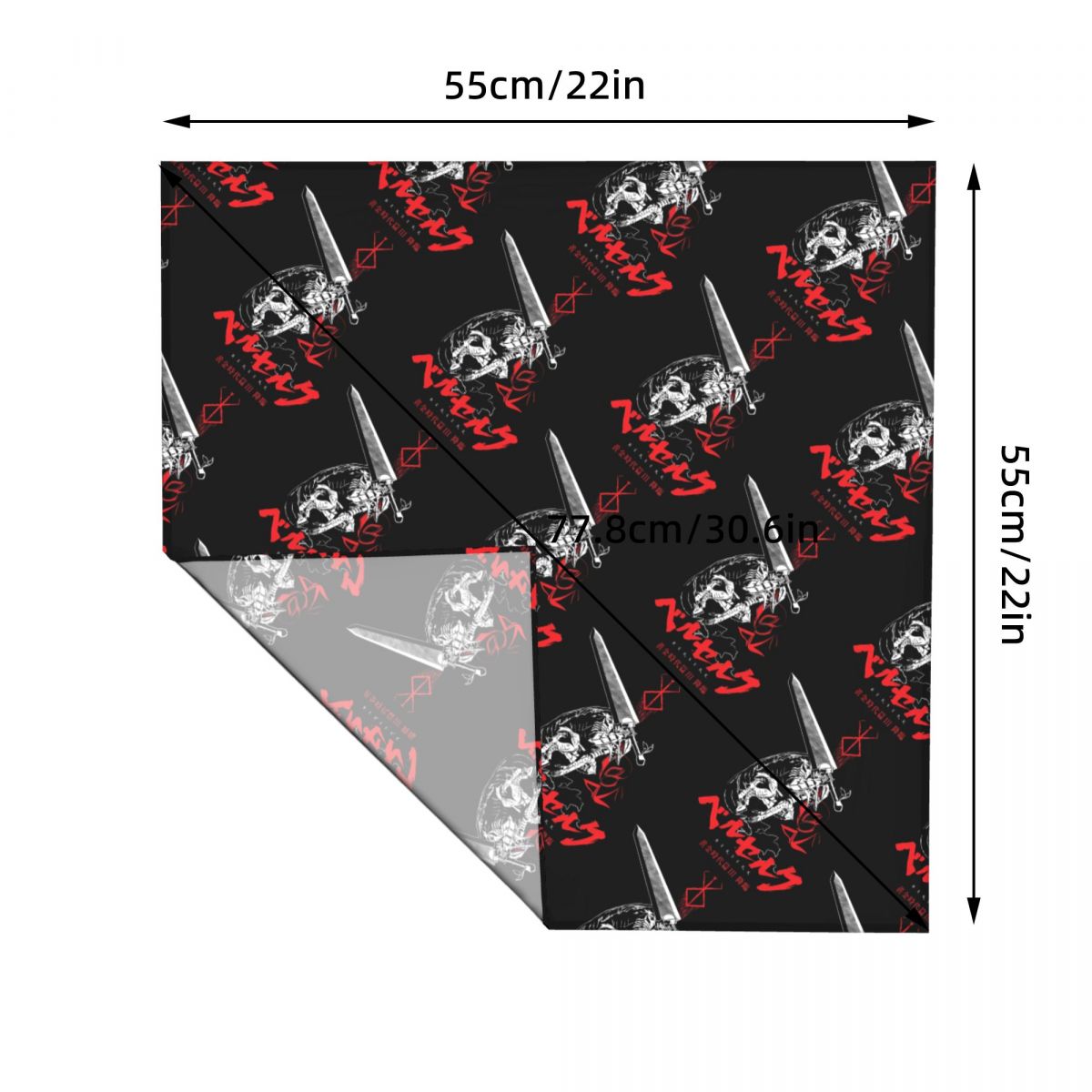 55CM B-Berserks Bandana Holida - Men Accessories Brands recensione e prezzo