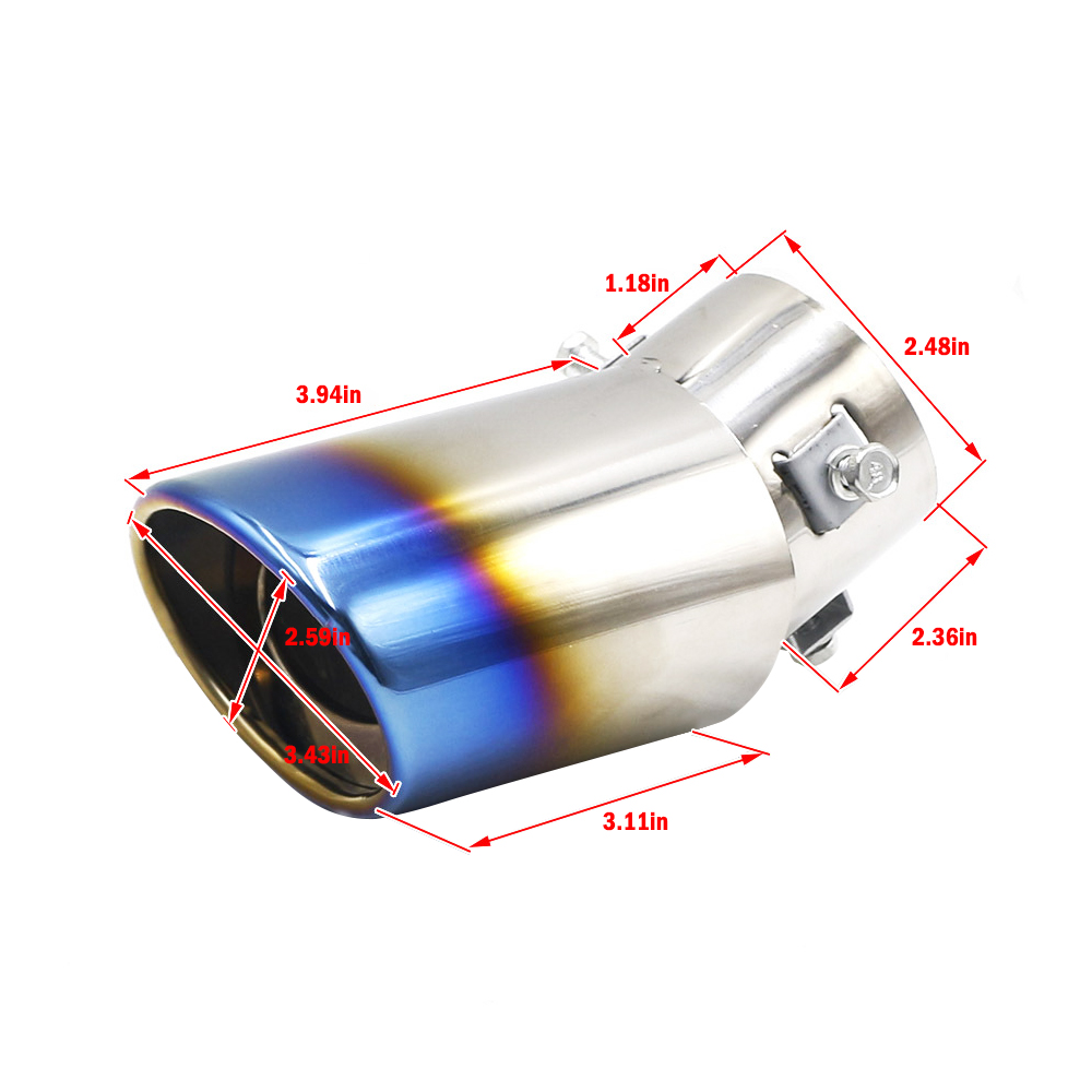 Tail Muffler Exhaust Tip Pipe  - Men Accessories Tips recensione e prezzo