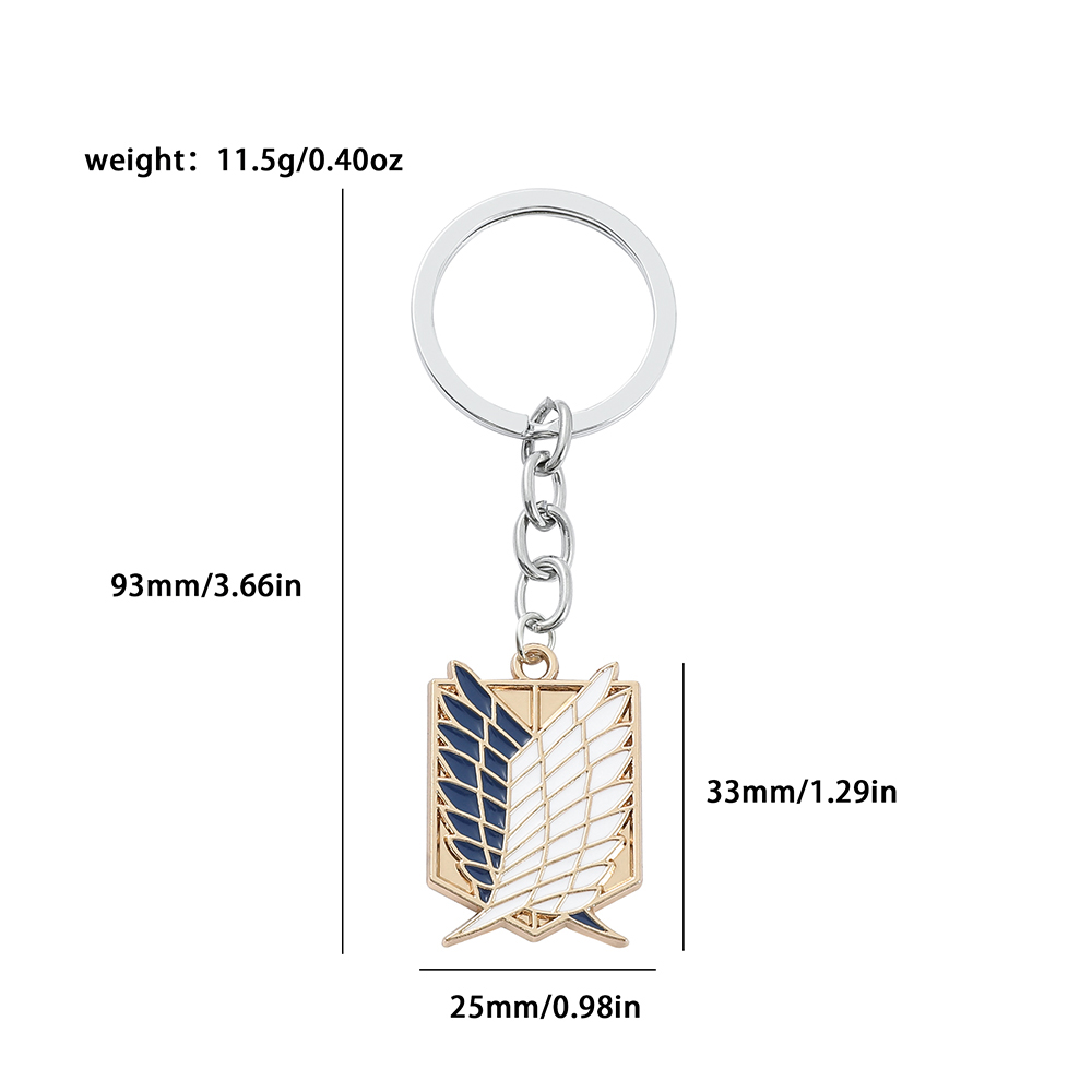 Anime Attack on Titan Enamel B - Men'S Accessories And Jewelry recensione e prezzo