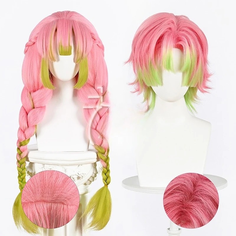 Kanroji Mitsuri Cosplay Wig Pi - Men'S Accessories With Suits recensione e prezzo