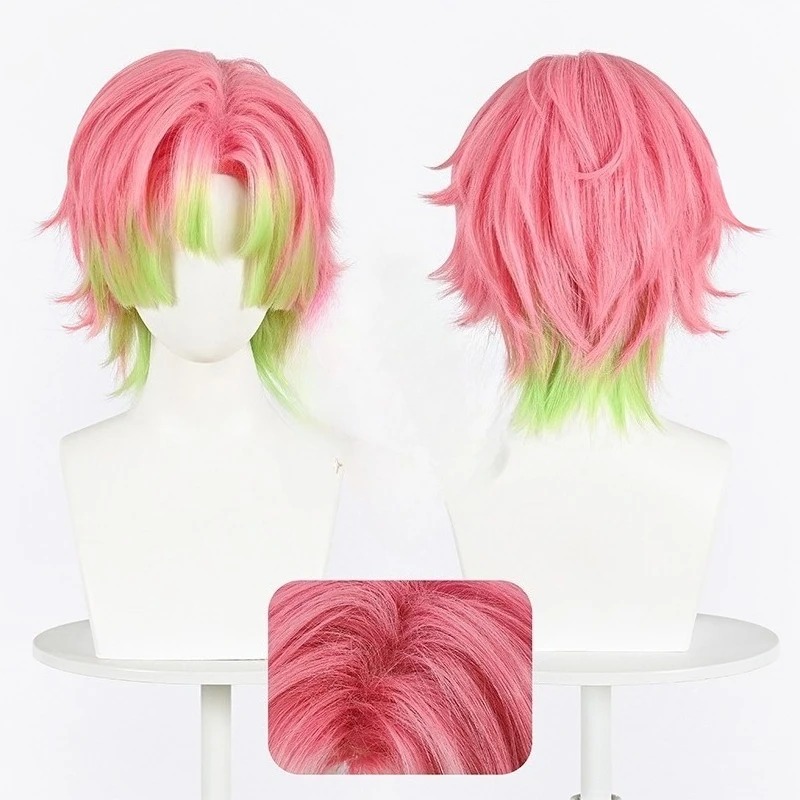 Kanroji Mitsuri Cosplay Wig Pi - Men'S Accessories With Suits recensione e prezzo