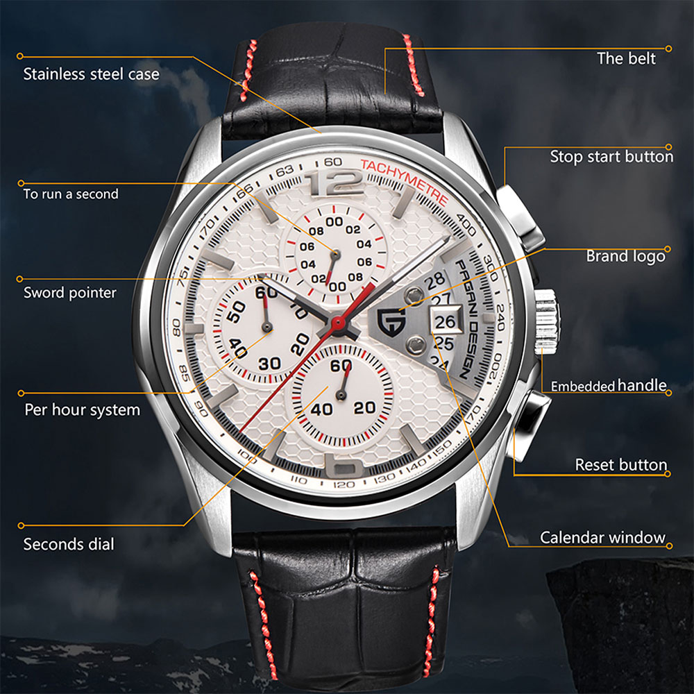PAGANI DESIGN New PD-3306 Chro - Men'S Accessories Watches recensione e prezzo