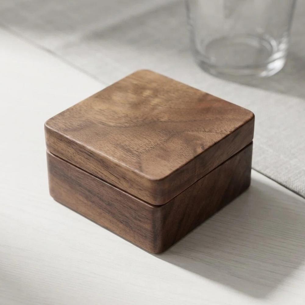 Walnut Cufflink Box Solid Wood - Men Accessories Organiser recensione e prezzo
