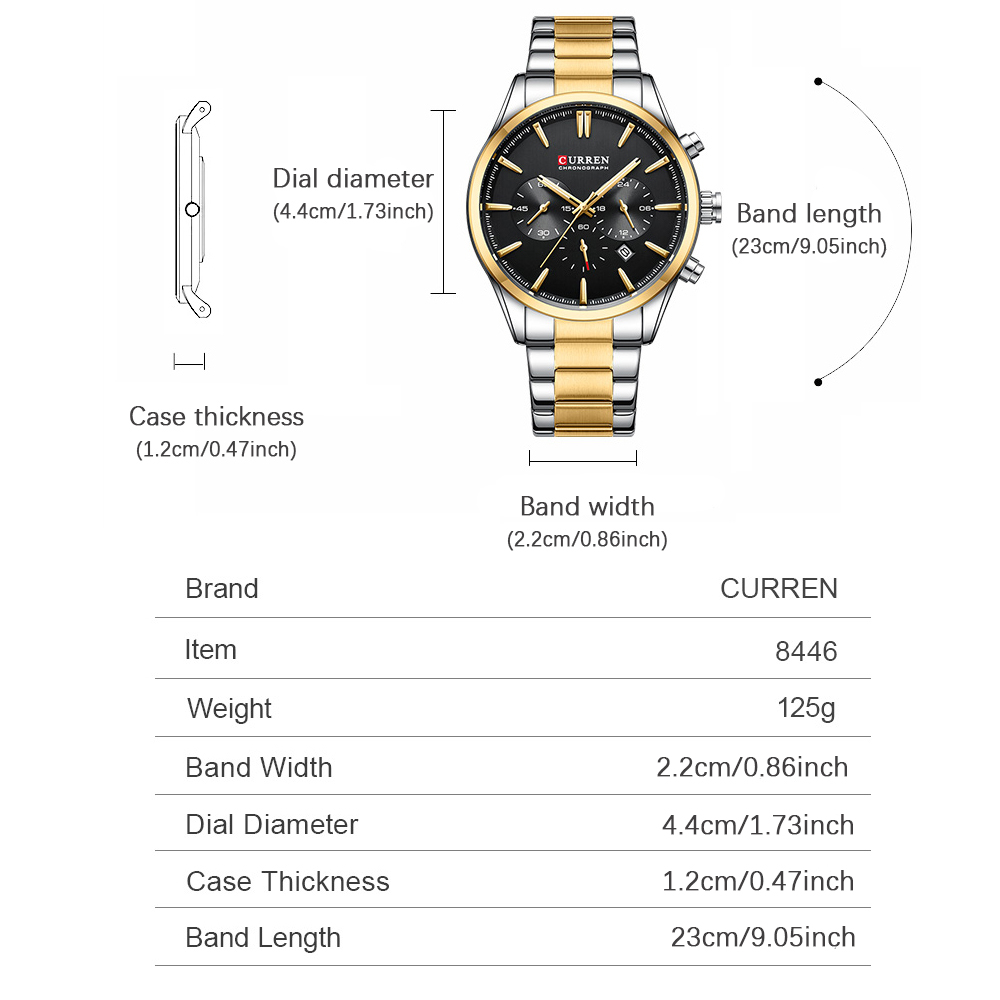 CURREN Casual Quartz Chrono Sp - Men'S Accessories And Jewelry recensione e prezzo