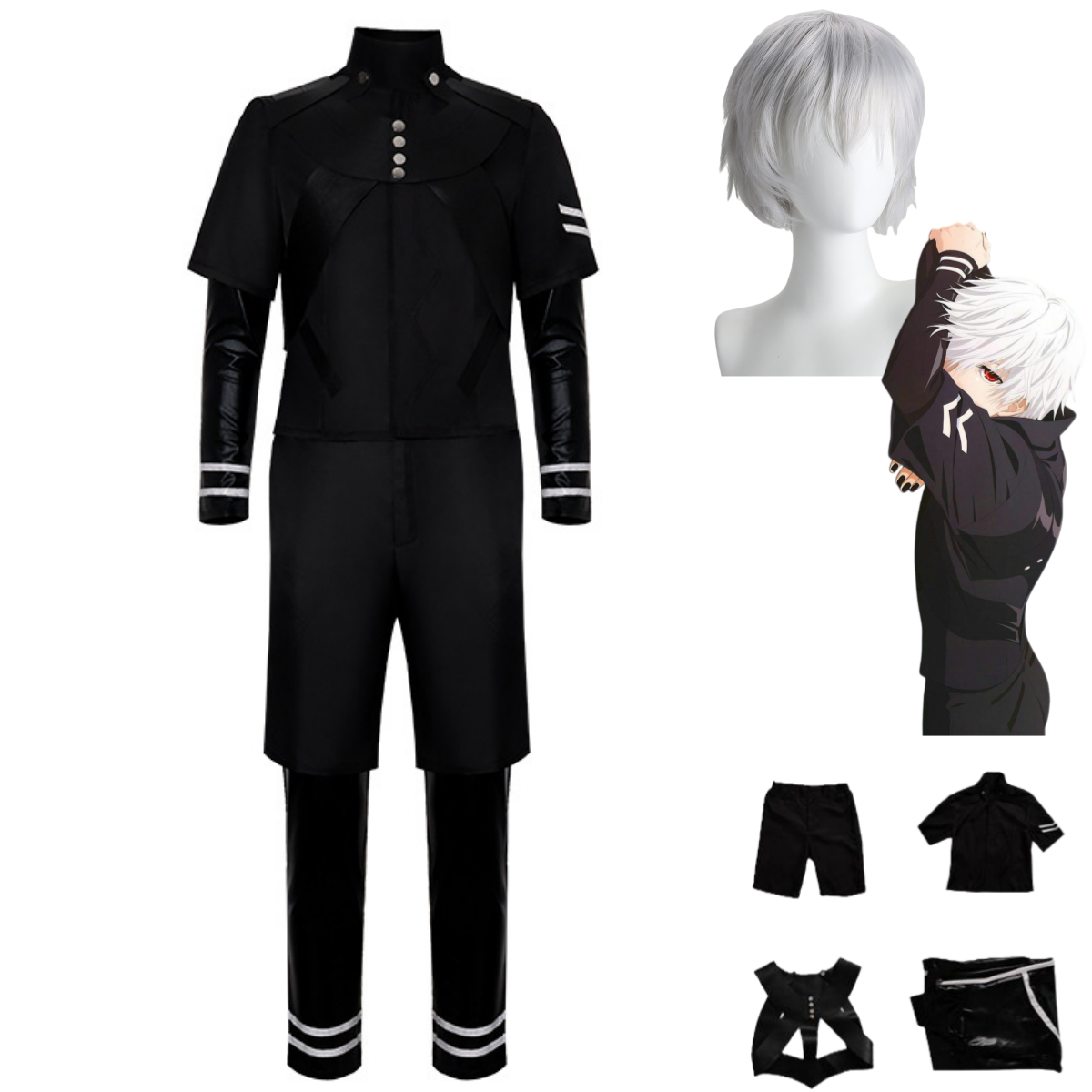 Anime Tokyo Ghoul Kaneki Ken C - Men'S Accessories With Suits recensione e prezzo