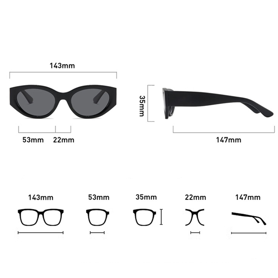 Women Men Classic Cat-Eye Pola - Men Accessories Brands recensione e prezzo