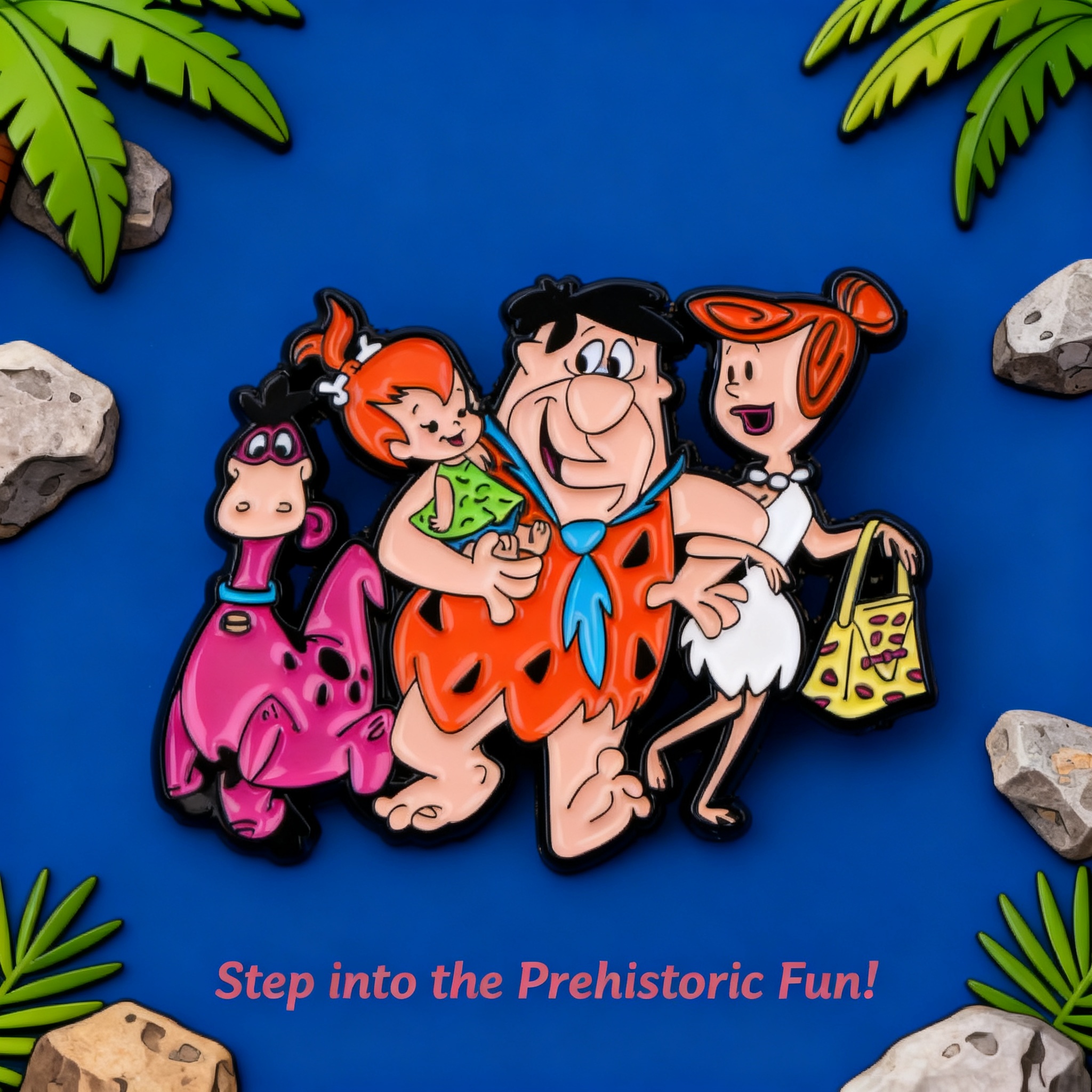 Cartoon Dinosaur Enamel Pin Ba - Men'S Accessories And Jewelry recensione e prezzo