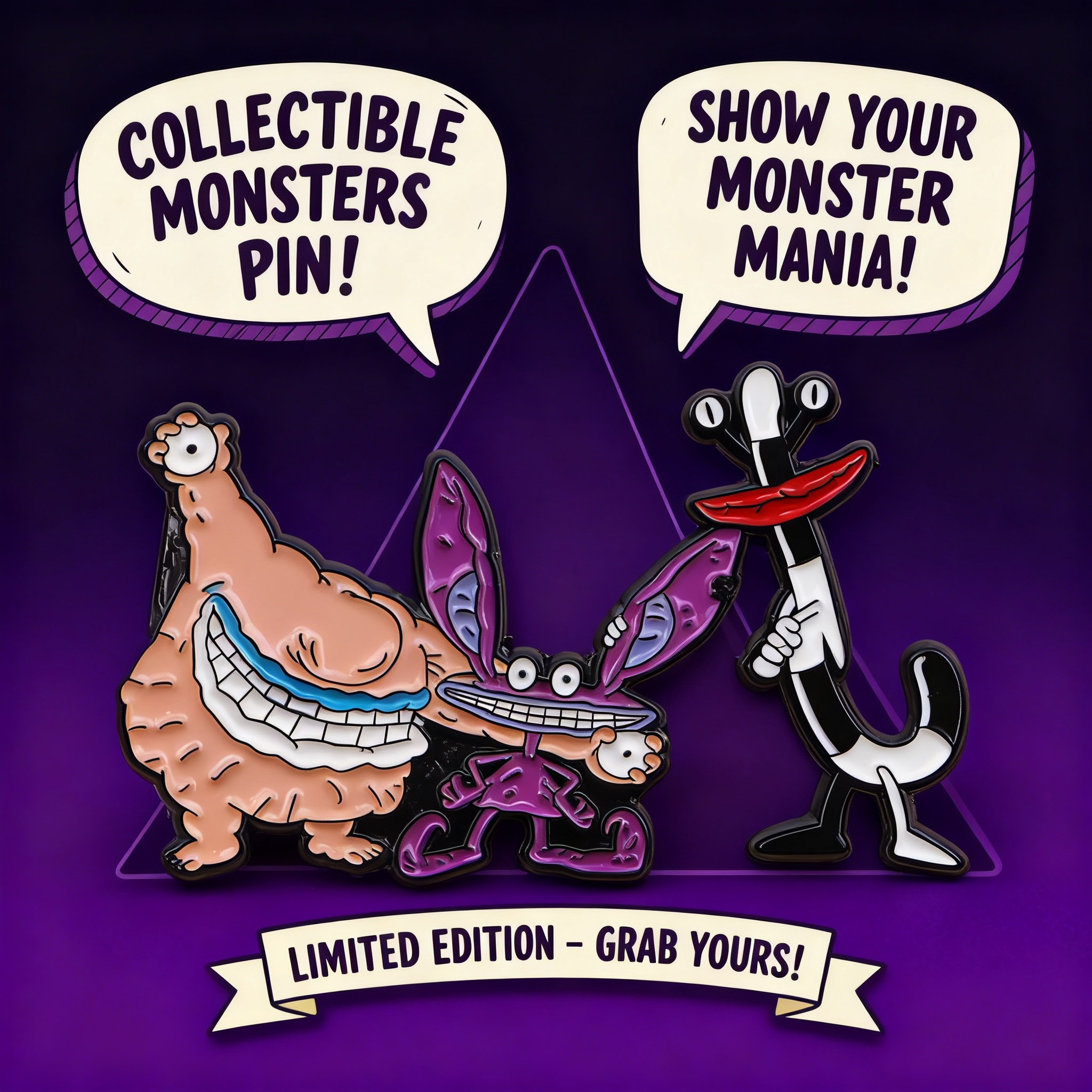 Cartoon Monster Enamel Pin Bad - Men'S Accessories And Jewelry recensione e prezzo