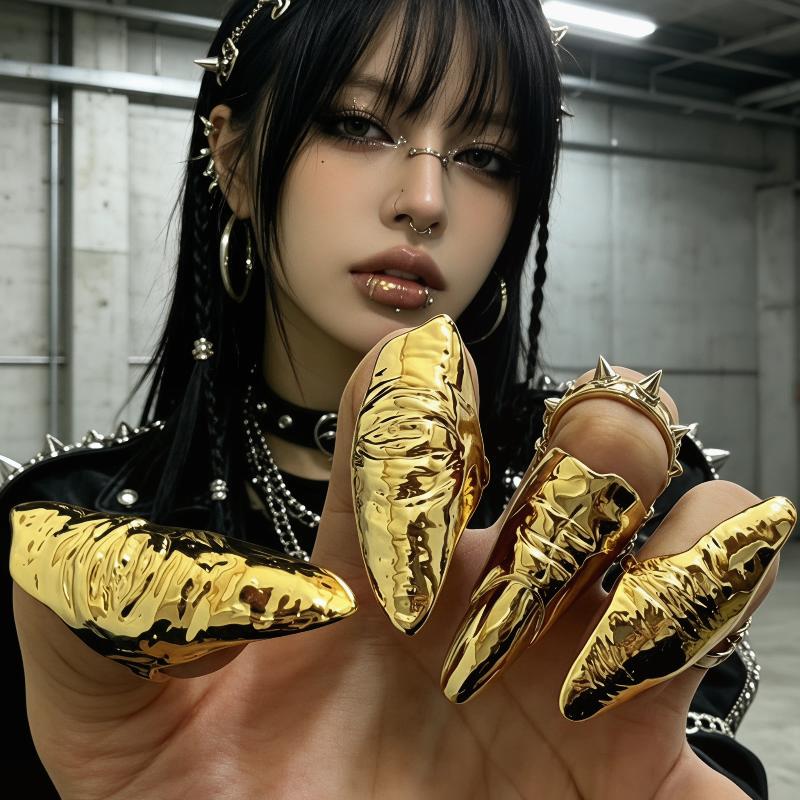 Punk Metallic Claw Nail Rings  - Men Accessories Tips recensione e prezzo
