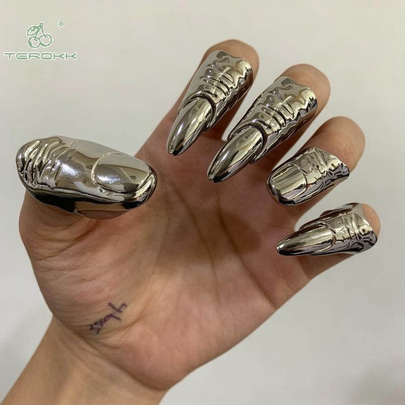 Punk Metallic Claw Nail Rings  - Men Accessories Tips recensione e prezzo