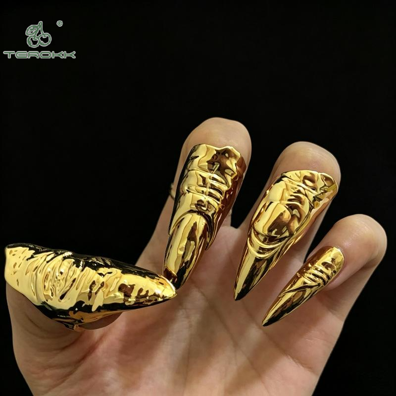 Punk Metallic Claw Nail Rings  - Men Accessories Tips recensione e prezzo