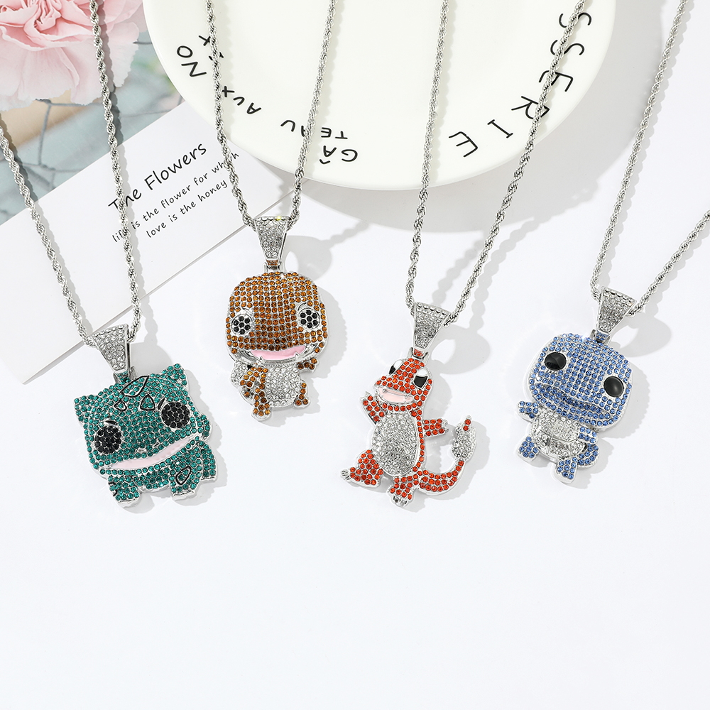 Diamond Studded Squirtle Neckl - Men'S Accessories And Jewelry recensione e prezzo