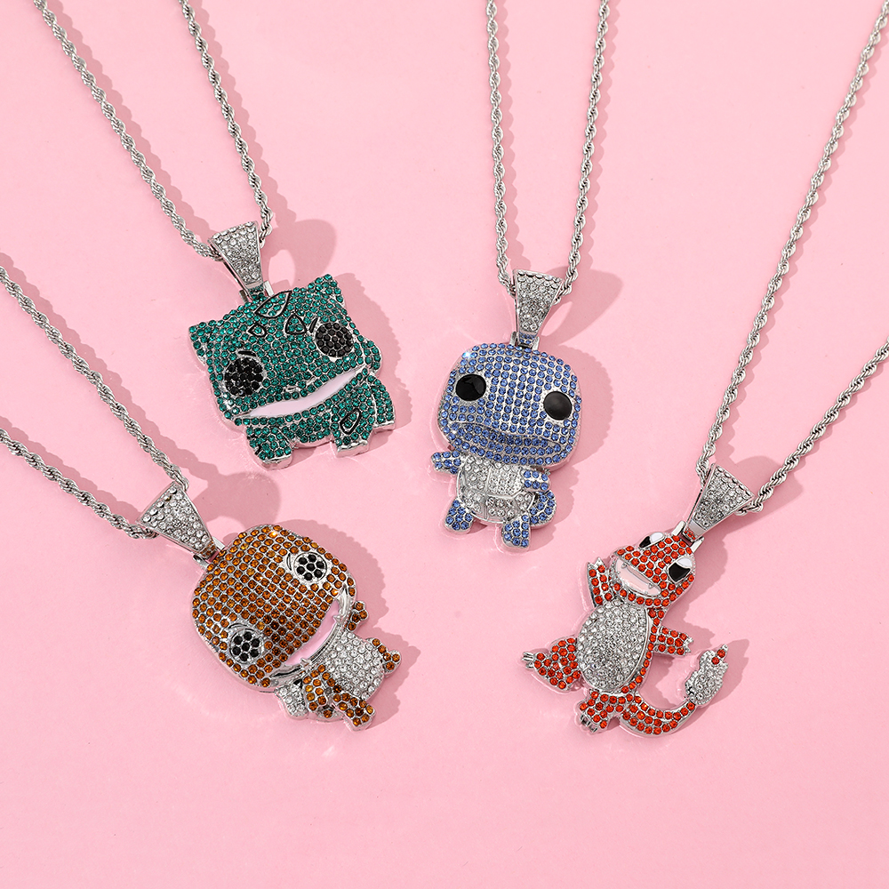 Diamond Studded Squirtle Neckl - Men'S Accessories And Jewelry recensione e prezzo