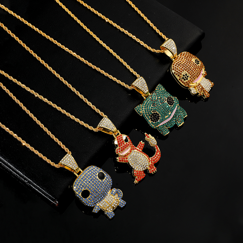 Diamond Studded Squirtle Neckl - Men'S Accessories And Jewelry recensione e prezzo