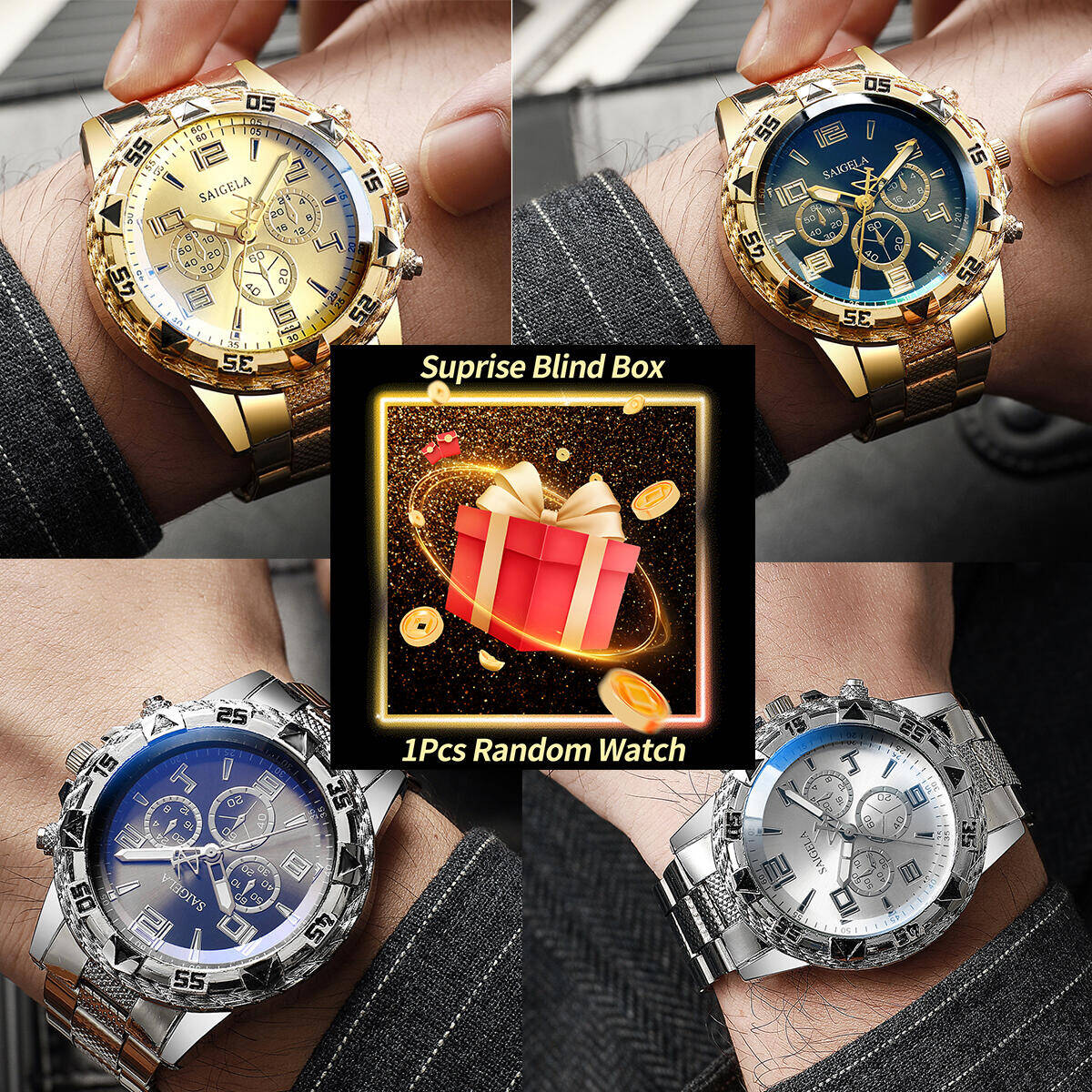 1PC Surprise Mystery Watch Bli - Men'S Accessories Watches recensione e prezzo