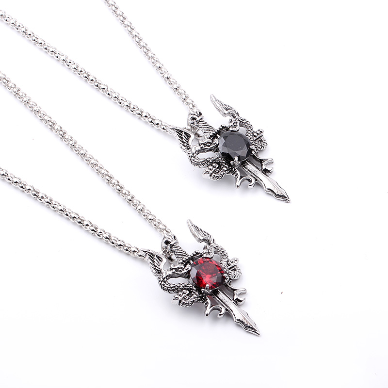 Double Dragon Black Gem Cross  - Men'S Accessories And Jewelry recensione e prezzo