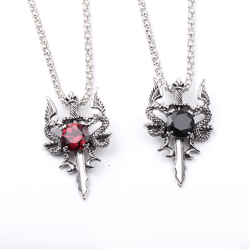 Double Dragon Black Gem Cross  - Men'S Accessories And Jewelry recensione e prezzo