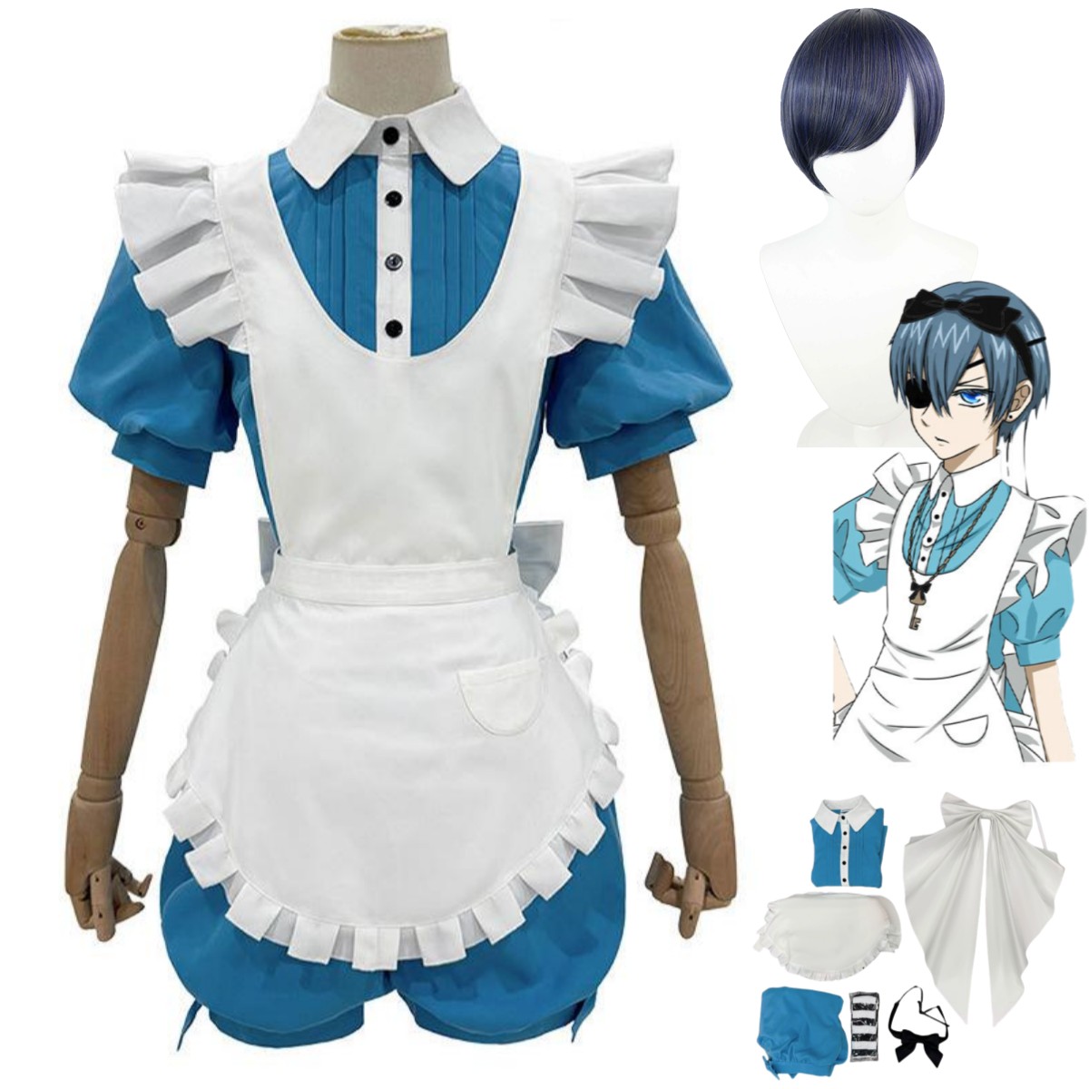Anime Ciel Phantomhive Smile C - Men'S Accessories With Suits recensione e prezzo