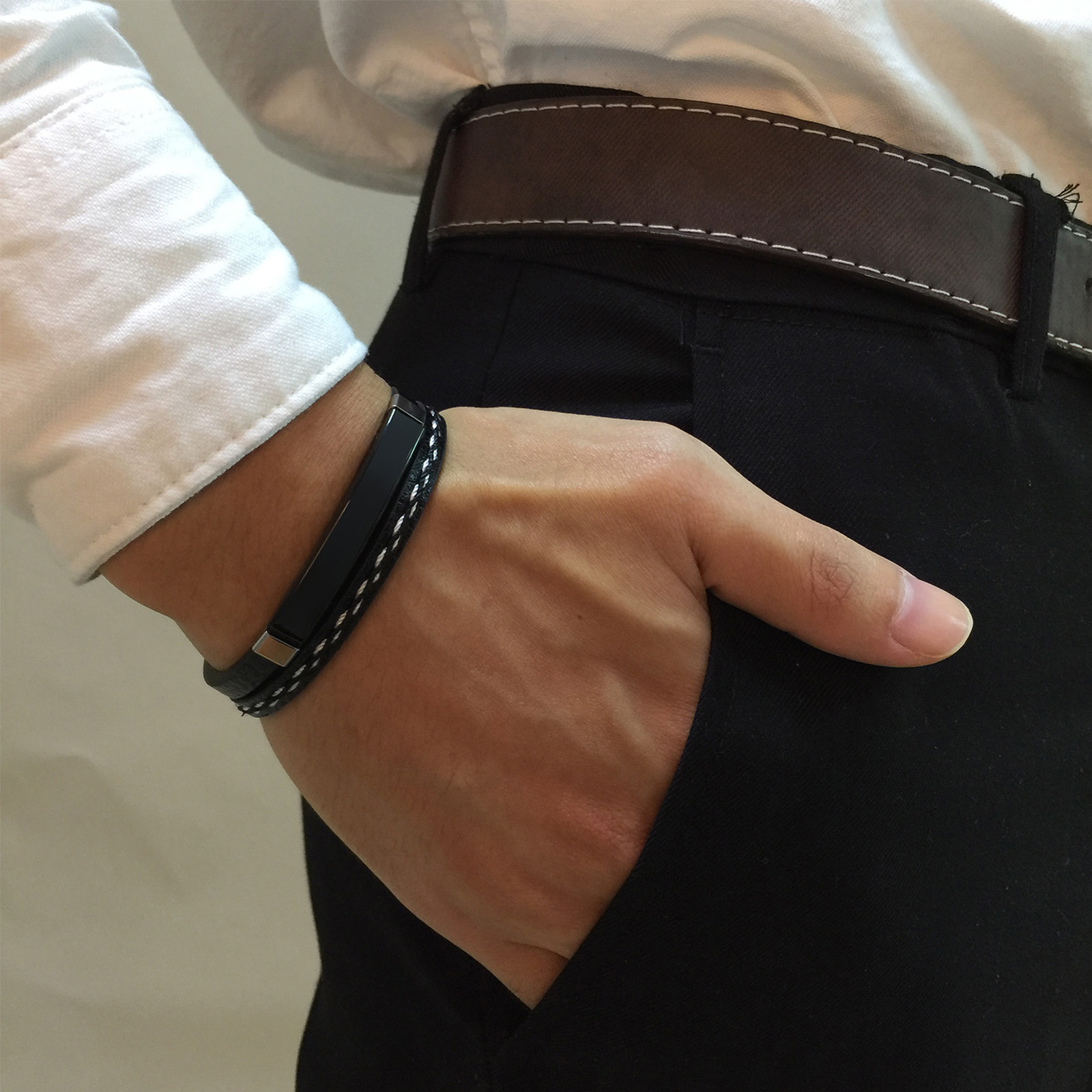 Dual-Layer Commission Braided  - Men Accessories Wholesale recensione e prezzo