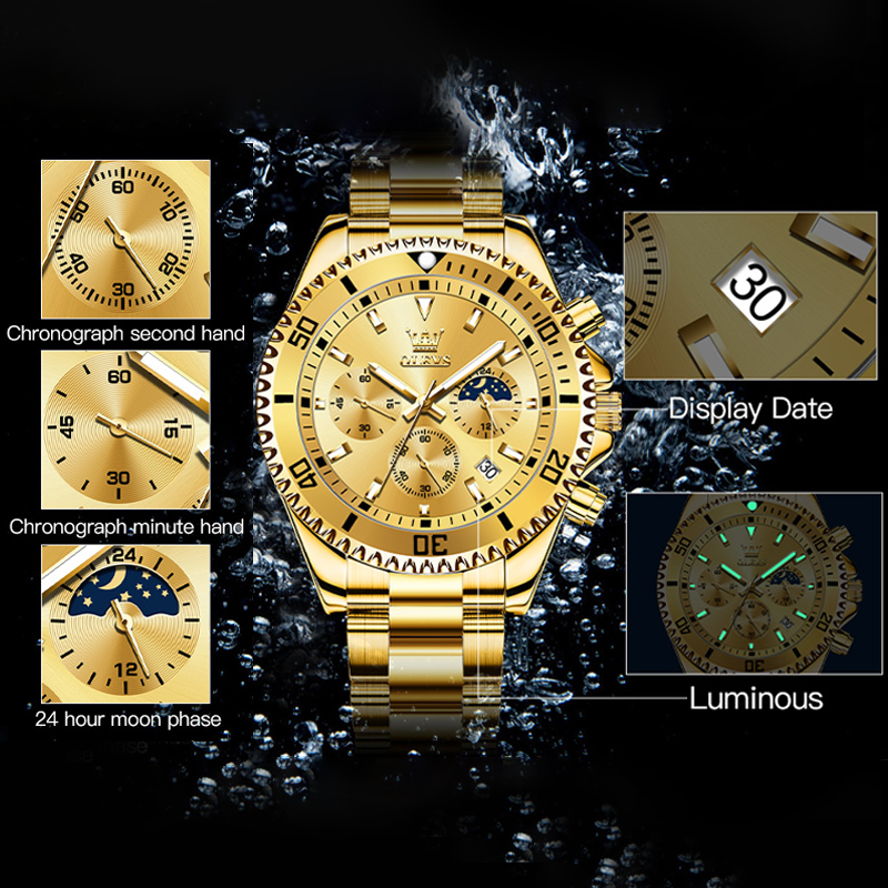 OLEVS 2870 Men's Watch Top Bra - Men'S Accessories Luxury Brands recensione e prezzo