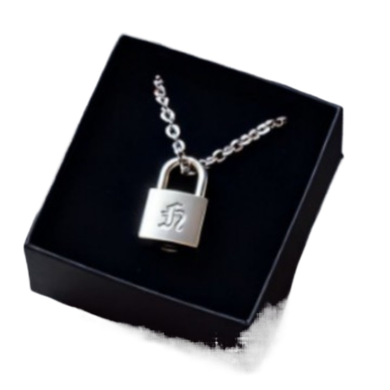 Smooth Matte Finish Metal Lock - Men'S Accessories And Jewelry recensione e prezzo