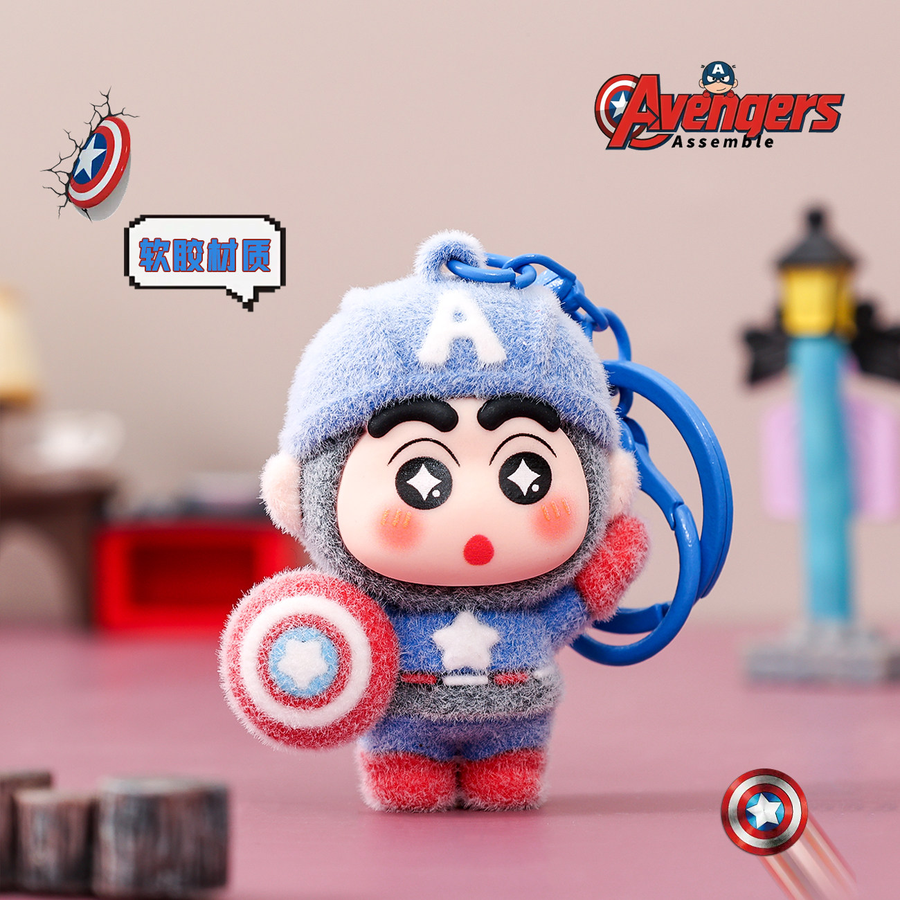 Avengers Fluffy Crayon Shincha - Men Accessories Wholesale recensione e prezzo